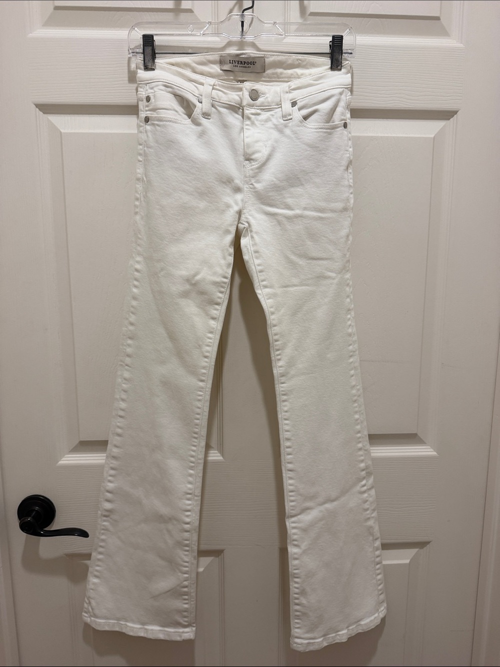 Liverpool Los Angeles Hannah Flare Jeans White Size 0/25